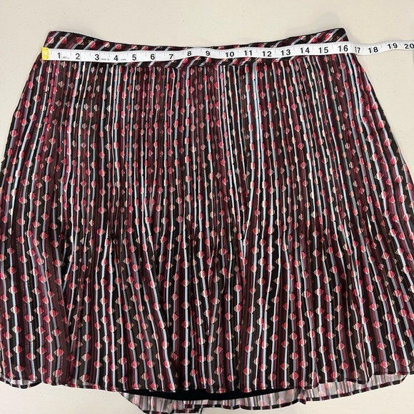 Reiss Alani Pleated Mini Skirt Size 12 - Picture 4 of 9